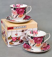 31-0030 Набор чайный «Розовый сад-1» 4 пр. 370мм. (16)