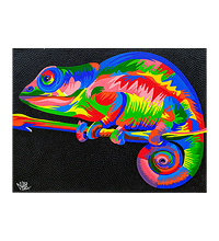 ART-523 Картина «Радужный хамелеон»