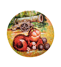 ANG-1863 Закладка «Кремлевский котик Колбаска»