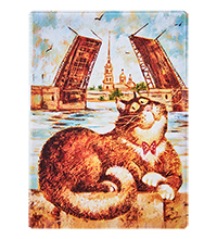 ANG-2105 Обложка для паспорта «Кот по имени Сфинкс» 9,5х13