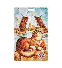 ANG-2125 Обложка для проездных и карточек «Кот по имени Сфинкс» 6,5х10,5