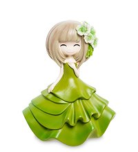 MF- 03 Копилка маленькая «Девочка в зеленом платье»
