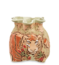 ZLC-113 Кашпо керамическое «Мешочек с тигром»