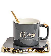 MUG-398/4 Чайная пара «Перемены к лучшему»