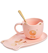 MUG-402/3 Чайная пара «Мишутка»