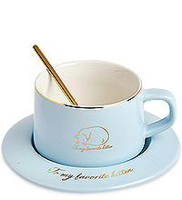 MUG-405/4 Чайная пара «Моей любимой кисуле»