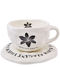 MUG-466/2 Чайная пара «Элегантная лилия»
