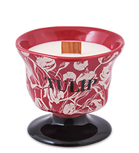 MUG-486/3 Подсвечник со свечой «Тюльпан»