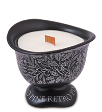 MUG-487/1 Подсвечник со свечой «Retro flowers»