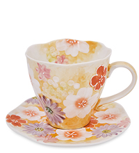 MUG-453/2 Чайная пара «Цветочная поляна»