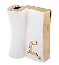 OS-285/1 Декоративная ваза «Книга леса»