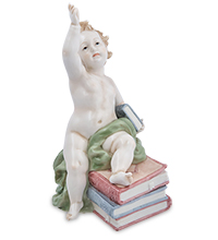 WS-1597 Статуэтка «Мальчик и книги»
