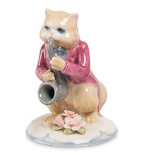 CMS-48/ 3 Фигурка «Кот с саксофоном» (Pavone)