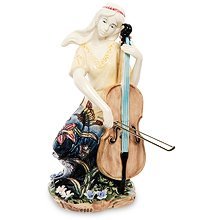 JP-37/ 9 Статуэтка девушка «Волшебная виолончель» (Pavone)