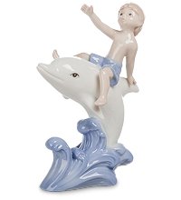 JP-45/ 6 Фигурка «Мальчик и дельфин» (Pavone)