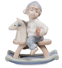 JP-36/17 Фигурка «Мальчик на лошадке» (Pavone)