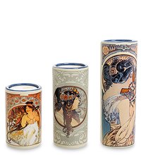 pr-TS04MU Набор подсвечников «Cowslip - The Arts - Byzantine» Альфонс Муха (Museum Parastone)