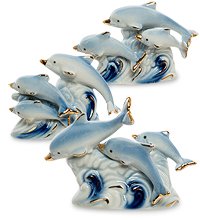 VS-412 Комплект из трех фигурок «Семейства дельфинов»