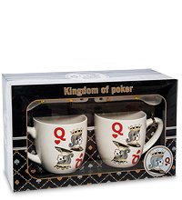 MUG-206/4 Н-р из 2-х кружек в подарочной коробке «Королевская игра»