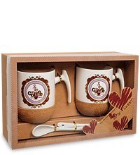MUG-235/3 Н-р из 2-х кружек в подарочной коробке «Время пить кофе»