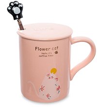 MUG-273/1 Кружка «Цветочный кот»