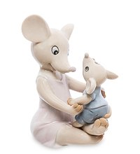 JP-121/ 9 Фигурка «Мышь с малышом» (Pavone)