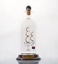 Корабль в верт.бутылках 35Lзол.NI/UP/G