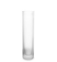NM-22946 Ваза-цилиндр стеклянная матовая 20 см (Неман)