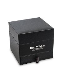 WG-88-A Коробка подарочная «Best wishes» цв.черн.