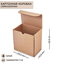 ГК-58 Коробка самосборная гофрокартон 210х145х220