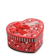 WG-56/2-A Коробка подарочная «Сердце» цв.красный