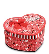WG-56/3-A Коробка подарочная «Сердце» цв.красный