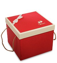 WG-64/3-A Коробка подарочная «Квадрат» цв.красный
