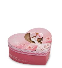 WG-69/1-A Коробка подарочная «Сердце» цв.розовый