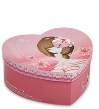 WG-69/3-A Коробка подарочная «Сердце» цв.розовый