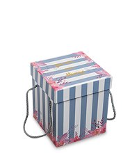 WG-43/1-B Коробка подарочная «Куб» цв.голубой