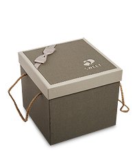 WG-64/2-C Коробка подарочная «Квадрат» цв.серый