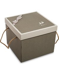 WG-64/3-C Коробка подарочная «Квадрат» цв.серый