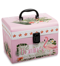 WG-37/2-B Коробка подарочная «Сундук» цв.розовый