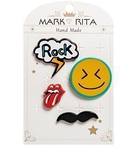 MR- 66 Н-р брошей с цанговым зажимом бабочка «Рок-стиль» Mark Rita