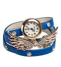 Y-CH034 Браслет-часы «Крылья Ангела» синий