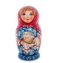 МР-16/12 Матрешка 5м «Мария с пасхой»