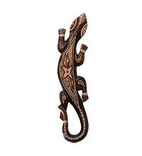 20-022 Панно настенное «Геккон» (албезия, о.Бали) 50 см