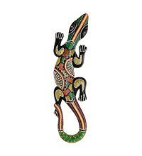 20-038 Панно настенное «Геккон» (албезия, о.Бали) 50 см