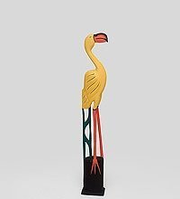 90-016 Статуэтка «Желтый Фламинго» 80 см