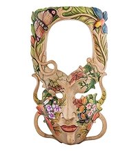 44-004 Зеркало-маска расписная «Тропический остров» L