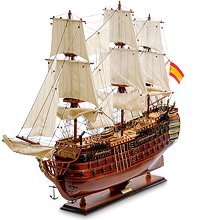 SPK-09 Модель испанского линейного корабля 1784г. «Santa Ana»
