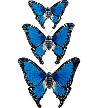63-029-01 Панно «Трио бабочек» (о.Бали)