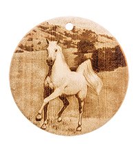 КД-04/033 Доска разделочная круглая «Лошадь»