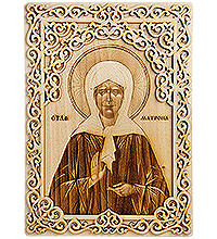 КД-13/308 Икона с окладом «Святая Матрона»